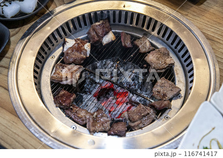 Korean bbq Marinated Grilled Beef Ribs Korean bbq Marinated Grilled Beef Ribs 116741417