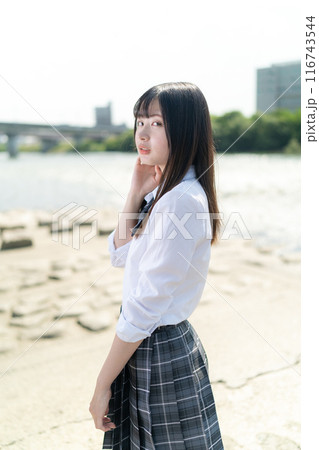 川原水辺ポートレート 川原水辺ポートレート 116743544