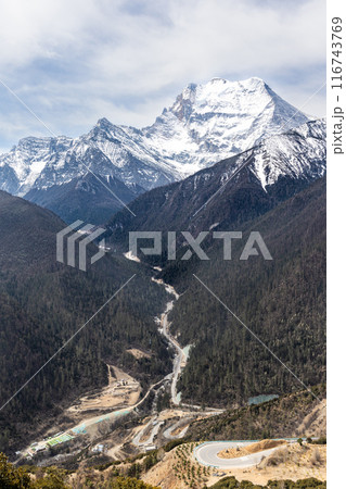 Mount Xiannairi is one of the 4 holy mountains in Daocheng Yading Nature Reserve in Sichuan Mount Xiannairi is one of the 4 holy mountains in Daocheng Yading Nature Reserve in Sichuan 116743769