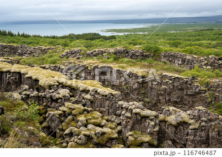 アイスランドの独特な地形 中央海嶺 アイスランドの独特な地形 中央海嶺 116746487