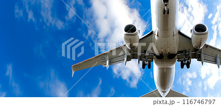 Cloud-Kissed Horizon: White Jet on a Luxury Journey Cloud-Kissed Horizon: White Jet on a Luxury Journey 116746797