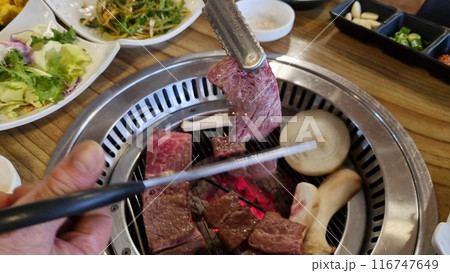 Korean bbq Grilled Beef Ribs Korean bbq Grilled Beef Ribs 116747649