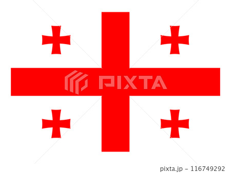 国旗　ジョージア 116749292