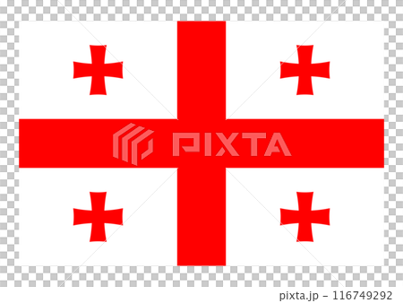 国旗　ジョージア 116749292