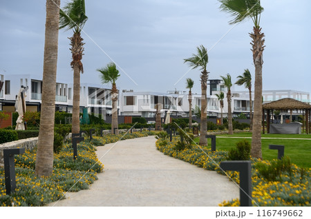 new residential complex in Cyprus with white duplexes 3 116749662