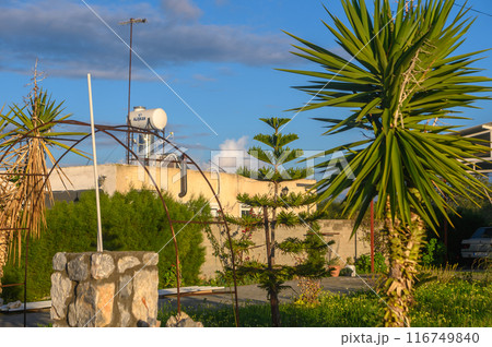 street in a village in winter in Cyprus 5 116749840