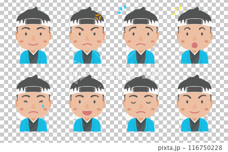 Shinsengumi soldiers with various expressions 116750228