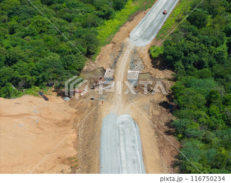 Building new bridge with road 116750234