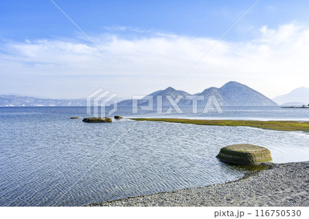 冬の洞爺湖 洞爺湖町 冬の洞爺湖 洞爺湖町 116750530