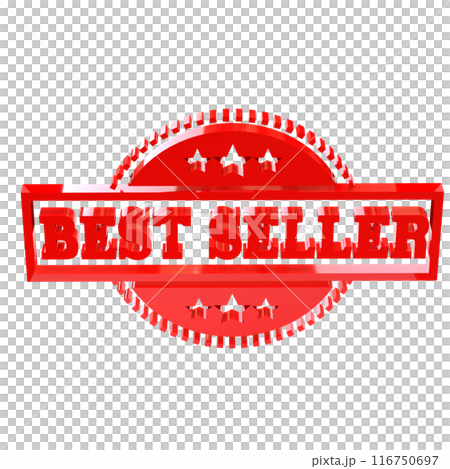 The Best seller icon for marketing concept 3d rendering. 116750697