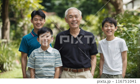親子三代の肖像 116751041