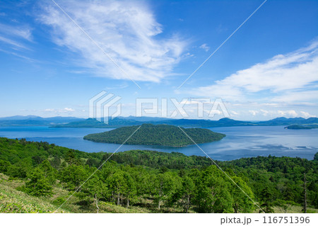 美幌峠からの屈斜路湖眺望 116751396