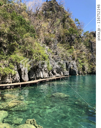 Kayangan Lake in Coron Island Philippines Photo 116752146