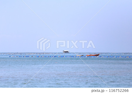 The home of a fisherman who raised oysters in the sea. 116752266