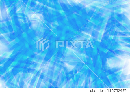 青　水彩　和柄　背景	 116752472