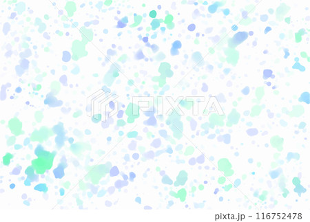 青　水彩　和柄　背景	 116752478