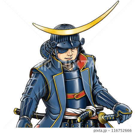 武士（侍）全9枚　【月山家家臣団】　オリジナルイラスト　戦国武将　似顔絵 戦国武将のイラスト素材 - PIXTA