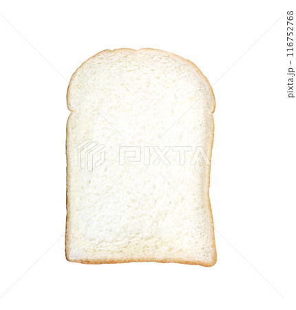 One slice of bread , have isolated on white background. One slice of bread , have isolated on white background. 116752768