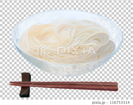 Somen noodles (with chopsticks) Somen noodles (with chopsticks) 116753314