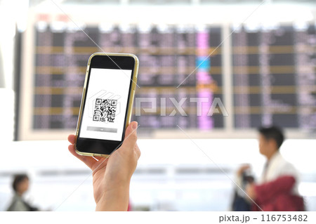 空港 スマホ QRコード 空港 スマホ QRコード 116753482