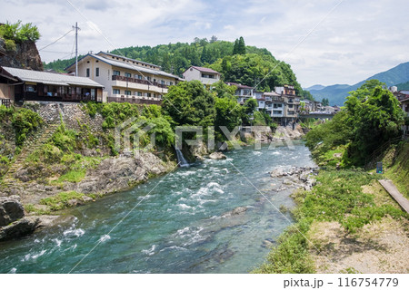 【郡上八幡・吉田川】宮ヶ瀬橋からの眺め 116754779
