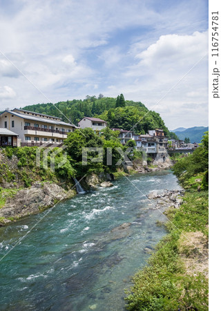 【郡上八幡・吉田川】宮ヶ瀬橋からの眺め 116754781