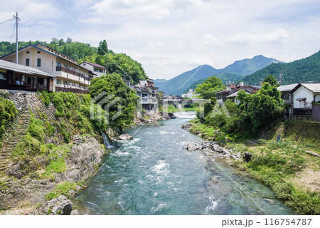 【郡上八幡・吉田川】宮ヶ瀬橋からの眺め 116754787