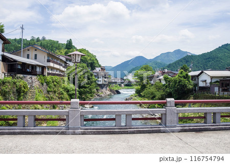 【郡上八幡・吉田川】宮ヶ瀬橋からの眺め 116754794