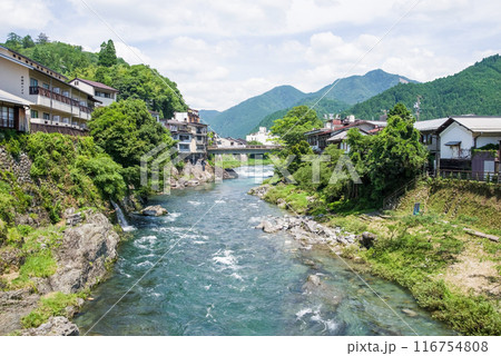 【郡上八幡・吉田川】宮ヶ瀬橋からの眺め 116754808