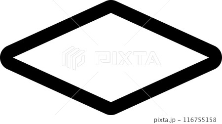 Square bold shape element. Geometric design 116755158