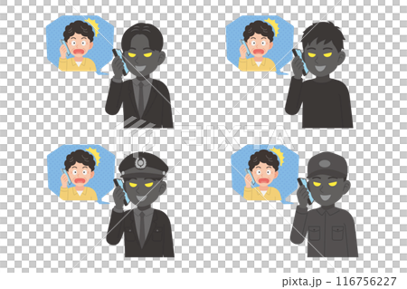 Scammers talking to seniors set Scammers talking to seniors set 116756227