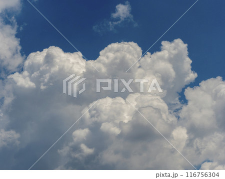 夏の青空と積乱雲 116756304