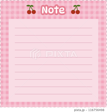 Cute notepad  116756498