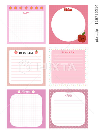 Cute notepad  116756514