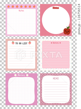 Cute notepad  116756514