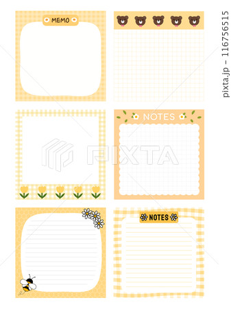 Cute notepad  116756515