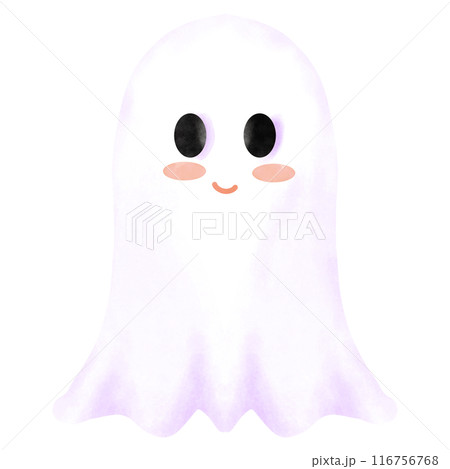Cute ghost watercolor design Cute ghost watercolor design 116756768