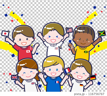 跨國觀眾享受觀看運動比賽的樂趣 04 116756787