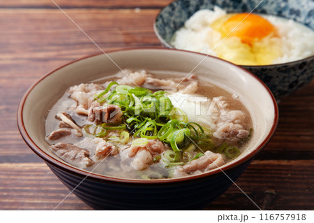 肉吸いと卵かけご飯 肉吸いと卵かけご飯 116757918