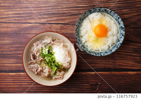 肉吸いと卵かけご飯 肉吸いと卵かけご飯 116757923