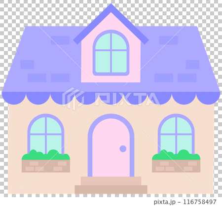 A Little town home sweet home hand drawn building architecture illustration A Little town home sweet home hand drawn building architecture illustration 116758497