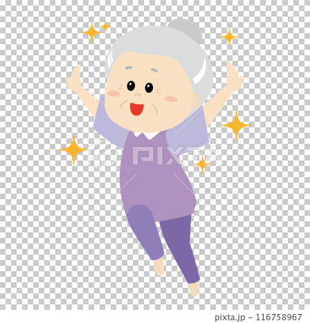 一位閃閃發光、精力充沛的奶奶 116758967