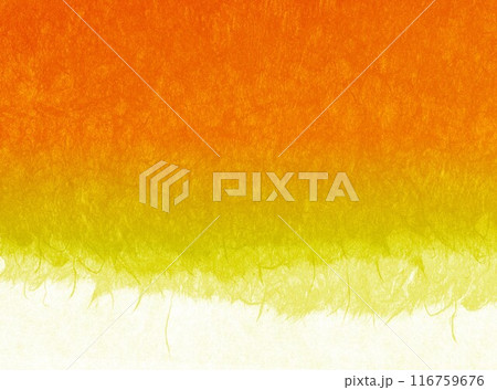 和紙雲竜紙オレンジ色グラデーション 116759676
