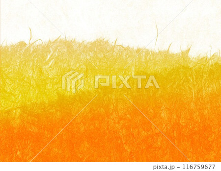 和紙雲竜紙オレンジ色グラデーション 和紙雲竜紙オレンジ色グラデーション 116759677