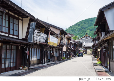 【郡上八幡】古い町並み(岐阜県郡上市・重要伝統的建造物群保存地区) 【郡上八幡】古い町並み(岐阜県郡上市・重要伝統的建造物群保存地区) 116760569