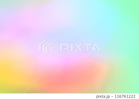 カラフルでファンタジー ふんわりとした背景 カラフルでファンタジー ふんわりとした背景 116761222