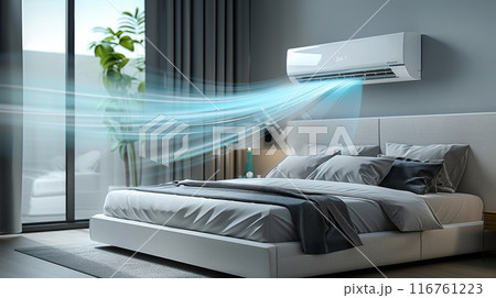 寝室のエアコン 寝室のエアコン 116761223