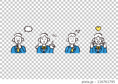 学生たちのイラスト 116761795
