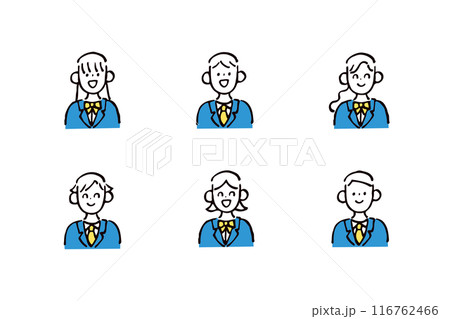 学生たちのイラスト 学生たちのイラスト 116762466