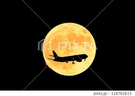 ヒコーキと満月 ヒコーキと満月 116762613